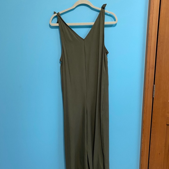 BCBGeneration Wide Leg Olive Jumpsuit - Picture 7 of 7